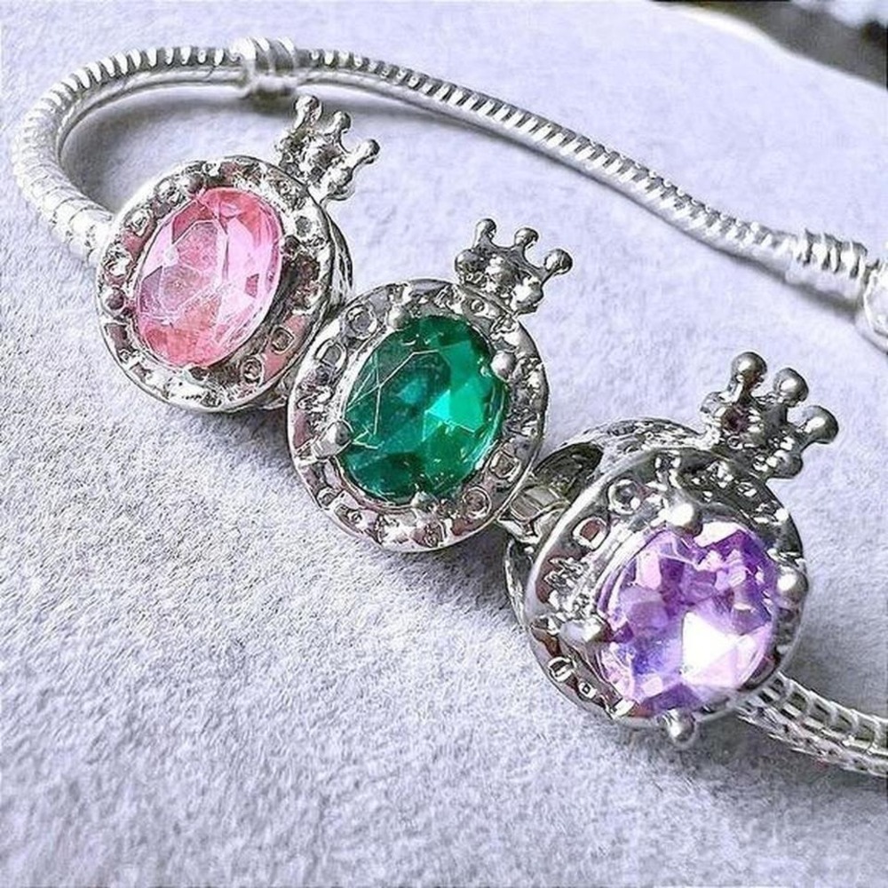 Assorted Multi-Colored Bead Charm‎ fits PANDORA